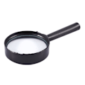 Miniatyrbillede 4 af 5: Håndholdt Sort Plastikramme 40mm Linse 3X Forstørrelsesglas