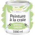 Miniatyrbillede 1 af 4: Spring Green Chalk Maling - CREATIVE DECO - 1L - Mat og vaskbar - Møbelrenovering Grön vår