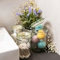 Miniatyrbild 3 av 4: Set med 10 glasburkar 500ml - Creative Home - Lufttät burk - Köksförvaringslåda Transparent