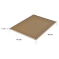 Miniatyrbillede 3 af 4: Creative Home 90 x 60 cm Cork Wall Board | Pinramme | Skilt til kontor, køkken, soveværelse, cafe, hjem, skole
