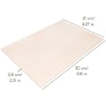 Miniatyrbillede 4 af 4: Creative Deco 10 x A4 8mm krydsfiner | 300 x 210 x 8 mm (+-- 0,5 mm) | Birketræsplade | Laserpanel | Pyrografi, gravering Beige