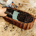 Miniatyrbillede 4 af 4: Creative Home Flot urtepotte | 35 x 11 x 11 cm (+-- 2 cm) | Opbevaring af urtepotter | Blomsterkasse | Plantepotte kastanj