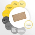 Miniatyrbillede 4 af 4: 10 x MDF skilteplader rektangulær form - Creative Deco - 150 x 80 x 3-4 mm