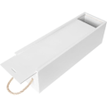 Miniatyrbillede 1 af 4: CREATIVE DECO hvid vinkasse i træ - 36 x 11 x 9,8 cm - Tilpasset opbevaring Vit