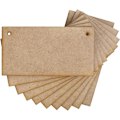 Miniatyrbillede 1 af 4: 10 x MDF skilteplader rektangulær form - Creative Deco - 150 x 80 x 3-4 mm