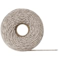 Miniatyrbillede 3 af 4: 3 mm x 200 m Mørkebeige Macramé-reb - bomulds- og polyestertråd - (+/-) 0,5 mm tykkelse - Naturlig ledningsgarn