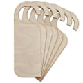 Pikkukuva 1 / 4: 10 x puiset oven ripustimet - Maalattavat tarrat - 20 x 6-8 cm - Maalaamaton Naturlig