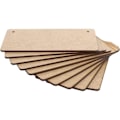 Pikkukuva 3 / 4: 10 x MDF-kylttilevyt suorakaiteen muotoiset - Creative Deco - 150 x 80 x 3-4 mm