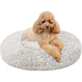 Miniatyrbild 1 av 4: Creative Pets Hundkudde Diameter 60cm Grå | Maskintvättbar hundsäng | Storlek Small och Medium | Mjuk och antistress Ljusgrått