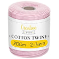 Miniatyrbillede 1 af 4: Macramé reb - CREATIVE DECO - 200m - Pastel Pink - Bomuld og polyester tråd rosa pastell, rosa violett, rosa gu