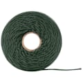 Miniatyrbillede 3 af 4: Dybgrønt Macramé-reb - 3 mm x 200 m - Tråd af bomuld og polyester - (+/-) 0,5 mm tykkelse - Naturlig ledningsgarn