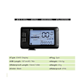 Miniatyrbillede 3 af 5: XJ-Ebike Lcd-en05 Display Kontrol 24/36/48v Speedometer Ledningsført Sm Stik Cykeltilbehør