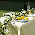 Miniatyrbillede 2 af 5: XJ-2 Pak Eucalyptus Guirlande Med Champagne, Grønt Guirlande Bulk Kunstig Silke Blomster Eucalyptus
