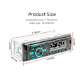 Pikkukuva 2 / 5: XJ-Yksittäinen Din Autoradio Bluetooth Autostereovastaanotin LCD-näytöllä Am/fm Radio Mp3-soitin Usb Sd A