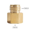 Miniatyrbilde 2 av 5: CO2 Gassomformer Adapter for stream Tr21-4 Hunn til Tr21-3 Hann Gjenget Quooker Cube Tank Fotofarge