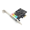 Pikkukuva 2 / 5: XJ-5.1 Sisäinen Äänikortti Windows 10:lle Matalalla Profiililla, 3D Stereo Pci-e, Cmi8738 Siru 32/6