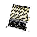Miniatyrbilde 4 av 5: XJ-Multifunksjonell Bærbar Pci-e X1 Til 4 Bit M.2 B-key Ssd Til Pcie Ngff Sata Utvidelseskort Adapter Bil