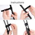 Miniatyrbillede 5 af 5: 33/48 cm foldbar antenne til Baofeng UV5R 48 cm