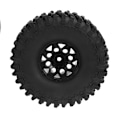 Miniatyrbillede 4 af 5: XJ-4 stk. 120 mm 1.9 Beadlock Fælgsæt med Dæk til 1/10 Rc Crawler Bil Traxxas Trx4 Rc4wd D90 Axial Scx