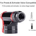 Pikkukuva 3 / 4: Pro Bike Tool Nopea ja Helppo CO2-pumppu - Sopii Presta- ja Schrader-venttiileille - Polkupyörän Rengaspumppu Maantie- ja Maastopyörille - Eristetty Holkki - CO2-patruuna