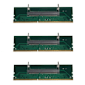 Miniatyrbillede 1 af 5: XJ-3x 1.5v Ddr3 204 Pin Laptop So-dimm Til Desktop Dimm Slot Hukommelsesadapter
