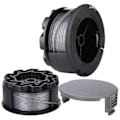 Pikkukuva 1 / 5: Siimapää BOSCH UniversalGrassCut Trimmeriin 18 18-26 18-260 F016800570 kannella (2 kappaletta).