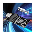 Miniatyrbild 4 av 5: XJ-M.2 Till Typ-c SSD-Kapsling Adapter M2 Nvme Hdd-Kapsling Mellankort Jms583 Chip 10gbps Suppo