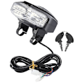 Miniatyrbillede 2 af 5: XJ-60v Angel Eyes LCD Lys Hastighedsdisplay Batteri Horn Spotlight Kontakt