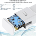 Miniatyrbillede 4 af 5: st snabblader, 1,2 m kabel, kompatibel med Samsung Galaxy S22 S21 S20 S8 S10 S9 Plus Note 7 8 9 10 A53 LG, HTC 2-pak/sort