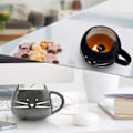 Miniatyrbilde 3 av 5: XJ-Søt Keramisk Katt Kaffe Krus 355ml Katteelskere Kattunge Te Kopper Gaver Til Kvinner Jenter Svart