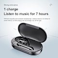 Miniatyrbilde 3 av 5: XJ-Bluetooth Headset Dobbel Mikrofon Støyreduksjon Bluetooth 5.0 Headset Ørepropper For Sjåfører Mach