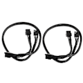 Pikkukuva 1 / 5: XJ-2x PSU 8-nastainen kaksois 8-nastaiseen (6+2) nastaiseen PCIe-modulaariseen virtalähdekaapeli Supernova G2 G3 P2 T2 Gs 650 7 -sarjalle