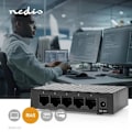 Miniatyrbillede 2 af 4: XJ-Netværksswitch | Kablet hastighed: Gigabit | Antal Ethernet-porte: 5