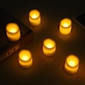 Miniatyrbilde 5 av 5: XJ-24 stk Flammeløse LED-lys Ønskelys Varmhvit Flammeløs Lys Juledekorasjonslys