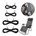 Miniatyrbillede 2 af 4: 8 stk. Foldbare Stole Liggestol Tilbehør Elastiske Bungee Fastgørelser