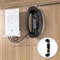 Miniatyrbilde 2 av 4: Starlink Ethernet-kabelholder med adapterfeste - Veggfeste for Starlink-kabelhåndtering og -oppbevaring