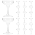 Miniatyrbild 1 av 2: 20 st engångschampagneglas i klar plast för cocktails och desserter [DB] Som Visas As Shown 11.2X8.5cm