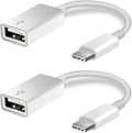 Pikkukuva 1 / 4: 2-pakkaus USB C - USB 2.0 -sovitin Type-C OTG-kaapeli Type C uros - USB A naaras -sovitin