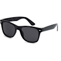 Miniatyrbillede 3 af 4: Retro Wayfarer Solbriller Mat Sort Sort