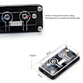 Miniatyrbillede 3 af 5: XJ-Desktop Computer Switch Ekstern Strømafbryder Strømknap+genstart Knap Pc Kabinet Strømforsyning Knap