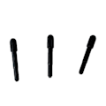 Miniatyrbillede 2 af 5: XJ-3 stk. Stylus Pen Refill Tip Sæt Til Pen Active Pen 2 Touch Pen 4x80p28212
