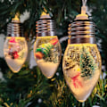 Miniatyrbild 1 av 5: XJ-Julbelysning 2-pack 12 LED 2,4 meter Juldekorationer Ljusslinga
