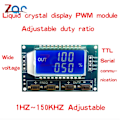 Miniatyrbillede 2 af 5: Signalgenerator PWM Puls Frekvens Justerbart Modul LCD Display 1Hz-150Khz 3.3V-30V PWM Board Modul