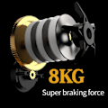 Pikkukuva 3 / 4: Nopea Baitcasting-kela Heittokalastuskela 8KG Max Drag Karpin Kalastustarvikkeet Metallipuola+Lasit