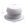 Miniatyrbilde 5 av 5: XJ-Ventilasjonsvifte for taket på campingvogn, soppformet, for campingvogner, stasjonsvogner C