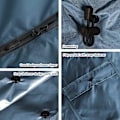 Miniatyrbild 3 av 4: Lightweight Waterproof Rain Poncho Reusable Ripstop Breathable