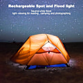 Miniatyrbilde 5 av 5: XJ-LED-lommelykt Inspeksjonslampe, 2 stk Oppladbare Arbeidslamper, 3W LED