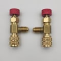 Miniatyrbillede 4 af 4: 2-pak Flydende Sikkerhedsventil Adapter, R410 R22 Sikkerhedsventil, Kølemiddel Kontrolventil, Aircondition Køleventil, til Aircondition Flowventiler