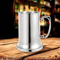 Miniatyrbilde 5 av 5: XJ-Tankard Stein Dobbeltvegg Rustfritt Stål Ølkopp Frokostmelkekrus Med Håndtak Kaffekopp 560 (YJD)