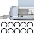 Pikkukuva 2 / 5: XJ-10kpl Kiinnitysklipsirenkaat Cricut Maker- ja Explore Air -laitteille, pitävät kumin paikallaan kiinnityksellä